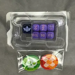 Pokemon TCG - Set of Dice, Damage Counters and Condition Markers - Image 1