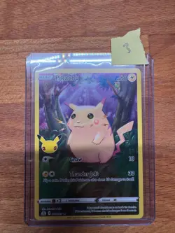 Pikachu 005/025 Celebrations: Classic Collection 25th Pokemon TCG NMT - Image 1