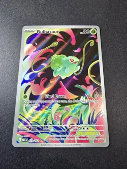 Pokemon TCG Bulbasaur 133/132 Mega Evolution Illustration Rare Holo NM - Image 1
