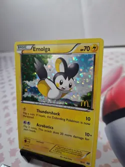 Emolga - 6/12 [McDonald's Promos 2012] Pokemon TCG - PROMO - - Image 3