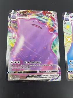 Ditto Vmax 051/072 & Shiny Japanese 324/190 Pokemon Card Lot - Image 2