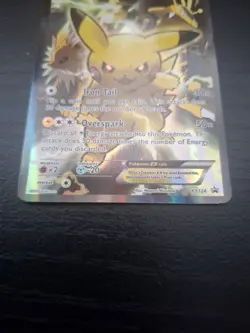 Pokemon TCG Pikachu EX XY124 Promo Card LP-MP - Image 4