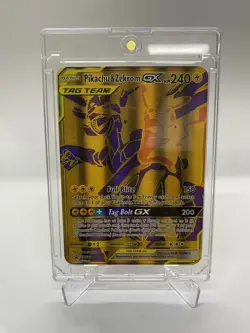 Pikachu&Zekrom GX Gold Metal Pokemon Card-Collectible Display！Christmas PRETTY~ - Image 4