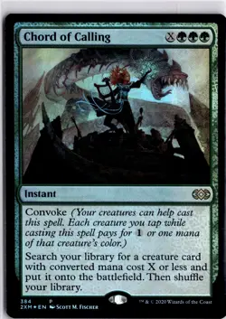 MTG: Double Masters Chord Of Calling Foil Promo Rare 384 Trading Card TCG - Image 3