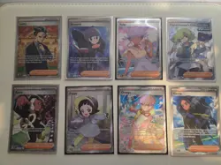 42 Full Art Trainer pokemon cards, multiple sets/rarities, excellent condition - Image 4