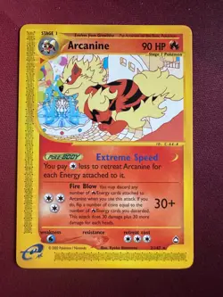 ARCANINE 2/147 Aquapolis E-SERIES NON-HOLO rare Pokemon TCG card NM+ - Image 1