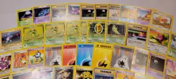 1999 to 2004 Pokemon Common & Uncommon Non Holo Lot of 50 Cards Fossil, Neo + - Image 5