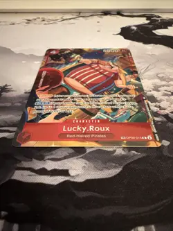 Lucky Roux OP09-015 TR A Fist of Divine Speed OP11 One Piece Card English - Image 2