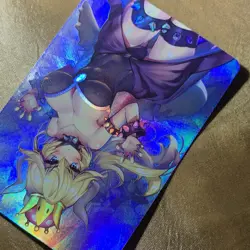 Bowsette Princess Bowser Peach Goddess Anime ACG Doujin Waifu Holo Card - Image 4