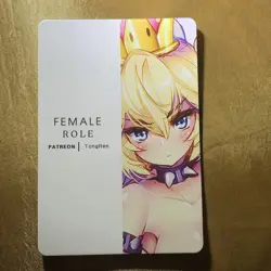 Bowsette Princess Bowser Peach Goddess Anime ACG Doujin Waifu Holo Card - Image 5