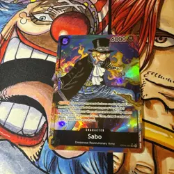 One piece TCG Card Game Sabo OP04-083 V2 Alt Art Kingdoms Of Intrigue - Image 2