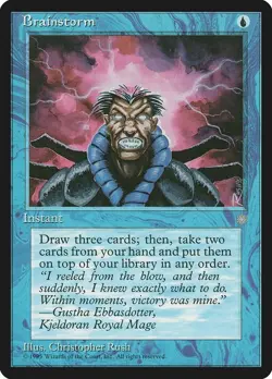 Brainstorm Ice Age Common NM Magic: The Gathering 61 Normal - Image 1