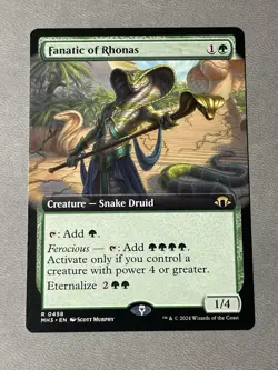 Fanatic of Rhonas (Extended Art): Modern Horizons 3 (Non-Foil) #0458 - Image 1