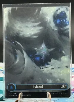 Island Borderless Galaxy Foil - EOE 0368 - NM - MTG Magic - Image 1