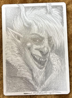MTG Artist Proof AP Valki, God of Lies / Tibalt, Cosmic Impostor / JEFF MIRACOLA - Image 4