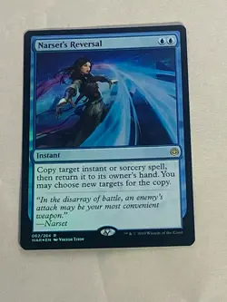 MTG FOIL Narset's Reversal War of the Spark Magic the Gathering - Image 1