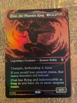 Ozai, the Phoenix King (0335) (Borderless) Avatar: The Last Airbender Foil - Image 1