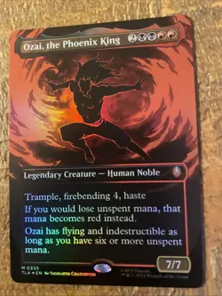 Ozai, the Phoenix King (0335) (Borderless) Avatar: The Last Airbender Foil - Image 2