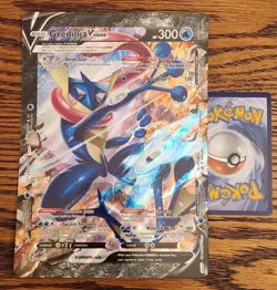 Jumbo Greninja V-UNION SWSH157 NM Oversized Topper 2021 Pokemon 155-158 M Promo - Image 1