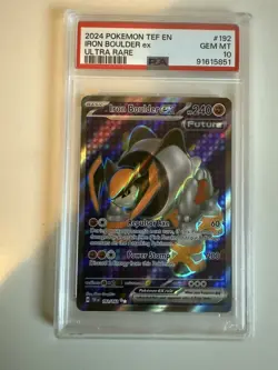2024 POKEMON TEF EN IRON BOULDER ex UR - Image 1