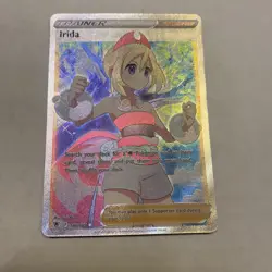 Pokemon TCG Irida 186/189 Astral Radiance Ultra Rare Full Art Holo NM Near Mint - Image 1
