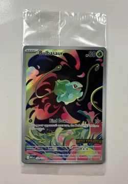 Bulbasaur 133/132 PROMO Stamped Pokemon Mega Evolution Holo Sealed NM - Image 1