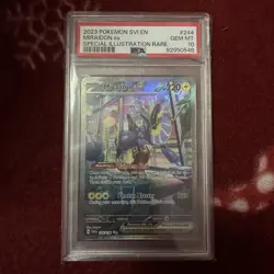 Pokemon Miraidon EX TCG Card 244/198 Scarlet & Violet Base Set PSA 10 - Image 1