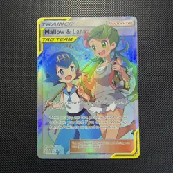 Pokemon TCG Mallow & Lana Full Art Card Cosmic Eclipse 231/236 NM - Image 1