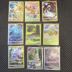 Pokemon Card Lot 9 Cards - Image 1