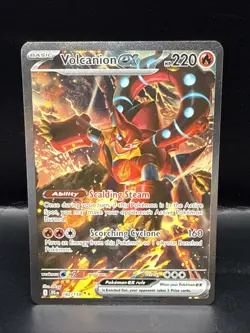 Pokemon TCG Volcanion EX Special Illustration Rare Card 182/159 Journey Together - Image 1