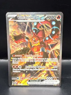 Pokemon TCG Volcanion EX Special Illustration Rare Card 182/159 Journey Together - Image 2
