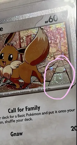 Pokemon Trading Card: SVP: BLEED ERRORS: EEVEE 200 Black Star Promo Swirl Cosmo - Image 2
