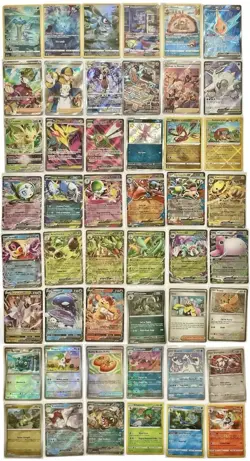Bundle Lot of 48 Pokemon Cards, Full Art/Illustration Rare/Promo/Poke Balls/Holo - Image 1