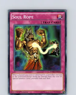 Yu-Gi-Oh TCG Soul Rope SDMY-EN039 1st Edition Regular Common Card NM - Image 1