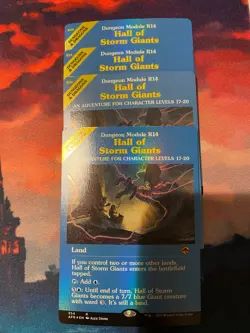 MTG Adventures in the Forgotten Realms Hall of Storm Giants Dungeon Mode Foil x4 - Image 1