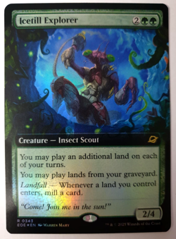 MTG Edge of Eternities - Icetill Explorer - FOIL Extended Rare - 0343 NM - Image 1