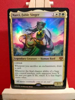 Narci, Fable Singer FOIL - Commander Masters - Mythic - NM (See Pics) MTG - Image 1