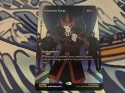 MTG Avatar The Last Airbender Warstorm Surge Borderless (Foil) 0038 - Image 1