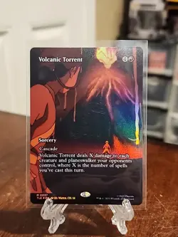 Volcanic Torrent - FOIL BORDERLESS #37 - Avatar: Eternal - NM MTG - Image 1