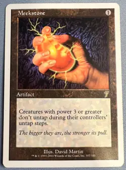 Meekstone 307/350 - 7th Edition - MTG Magic The Gathering - Rare - LP - Image 1