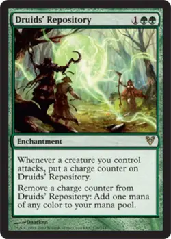 1x Druids' Repository - Foil Light Play MTG Magic - Kid Icarus - - Image 1