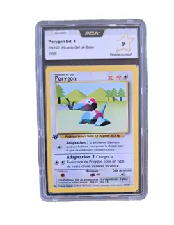 Carte Pokemon Porygon 39/102 Set de Base Edition 1 PCA 9 NEUF MINT 1999 🇫🇷 - Image 1