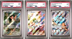 Pokemon Schiggy Bisasam Glumanda PSA9 SCR Stellarkrone DE #44 #143 #148 - Image 1