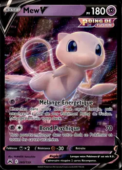 Carte Pokemon Mew V 060/159 EB12.5 Epee & Bouclier Zenith Supreme FR NEUF - Image 1