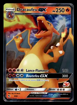 Carte Pokemon Dracaufeu GX 9/68 STAMP Destinees Occultes Francaise - Image 1