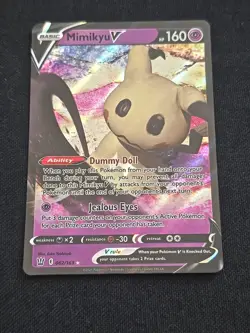 Mimikyu V 062/163 Swsh05: Battle Styles Ultra Rare Holo Pokemon TCG NM - Image 1