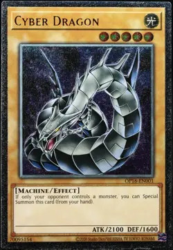 Yu-Gi-Oh! Cyber Dragon OP16-EN001 Ultimate Rare [NM-M] OTS Tournament | EN 2021 - Image 1