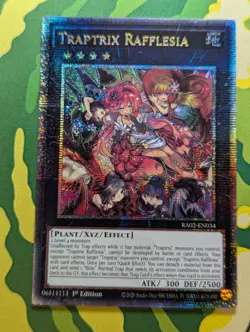 Yu-Gi-Oh! - Traptrix Rafflesia - RA02-EN034 - Quarter Century Rare - 1st Ed - Image 1