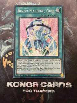 RA02-EN062 "Bingo Machine, Go!!!" Secret Rare YuGiOh! NEW - Image 1
