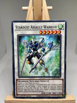 Stardust Assault Warrior - 1st Edition LED8-EN053 - NM - YuGiOh - Image 1